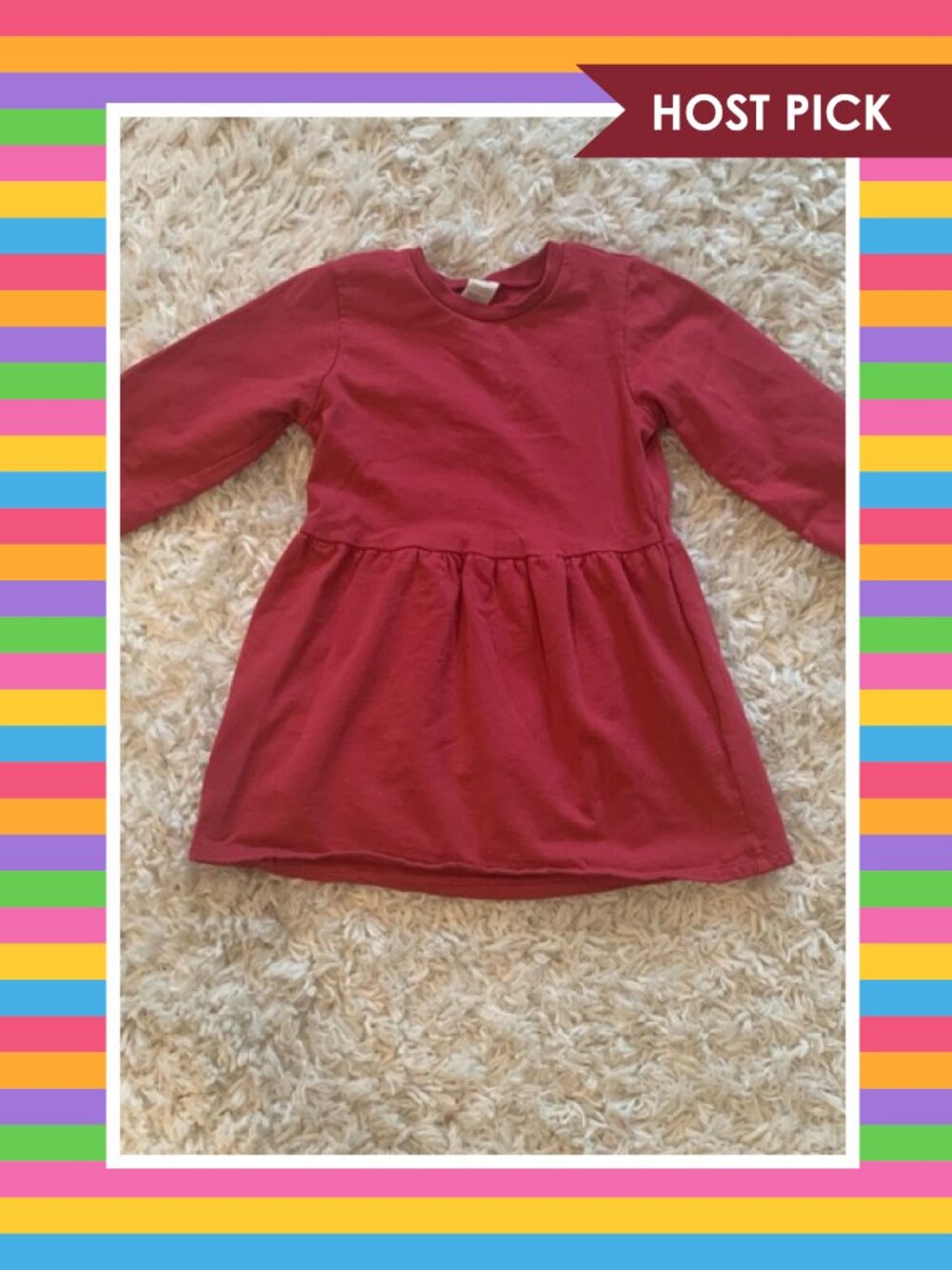H&M Sweatshirt Dress (4T)